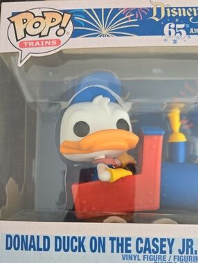 Funko Pop! Donald Duck on The Casey Jr.  Circus Train - Disneyland 65th